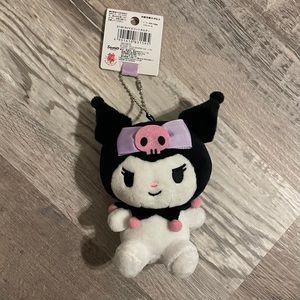 Sanrio Kuromi Plush Keychain Charm